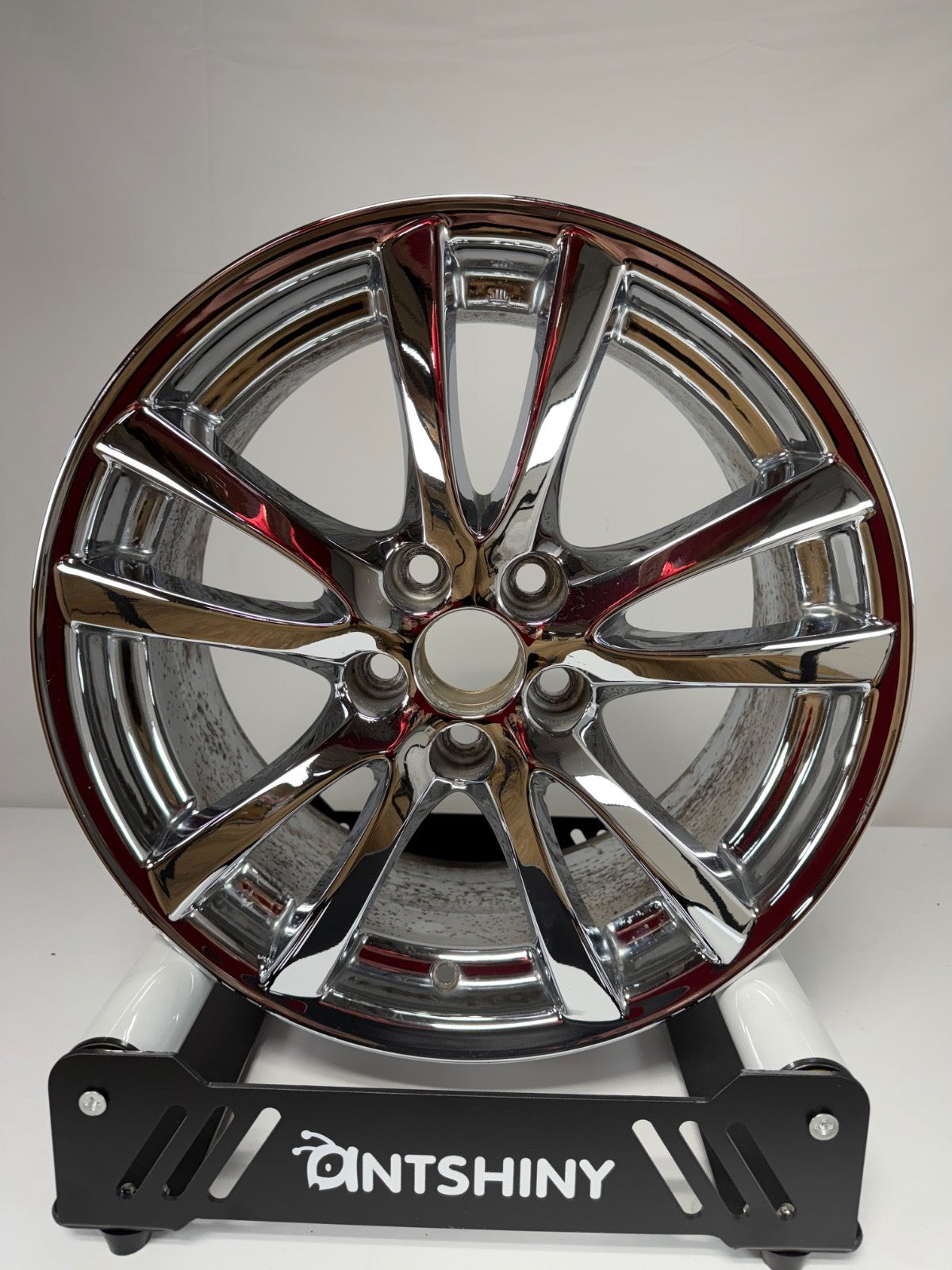 06 07 08 USED LEXUS IS350 CHROME WHEEL 18X8.5 ALLOY 5 DOUBLE SPOKE 74214