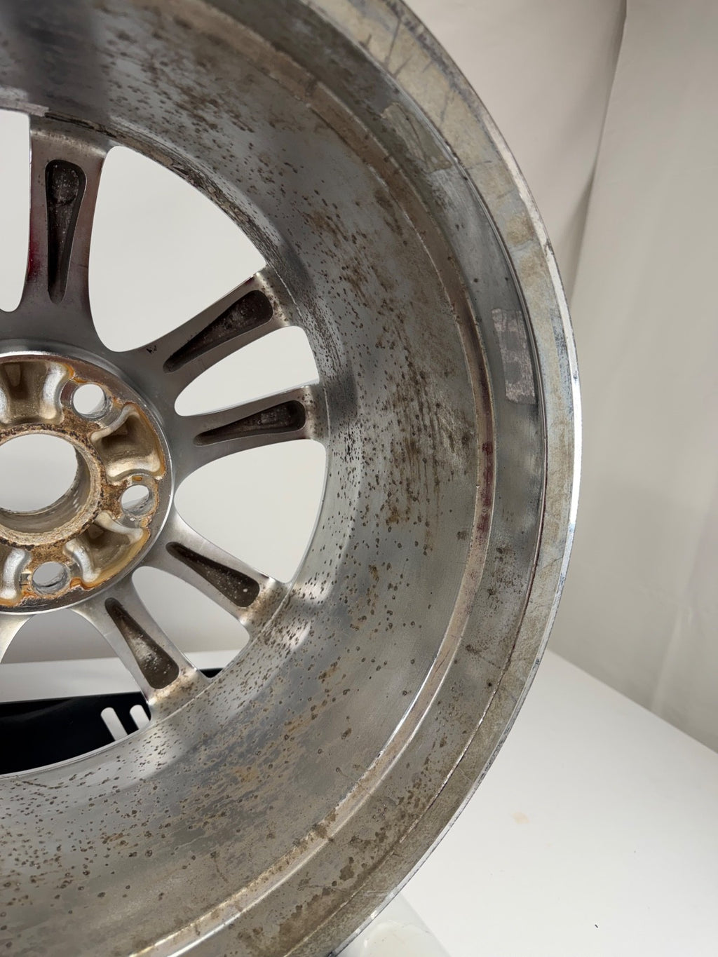 06 07 08 USED LEXUS IS350 CHROME WHEEL 18X8.5 ALLOY 5 DOUBLE SPOKE 74214