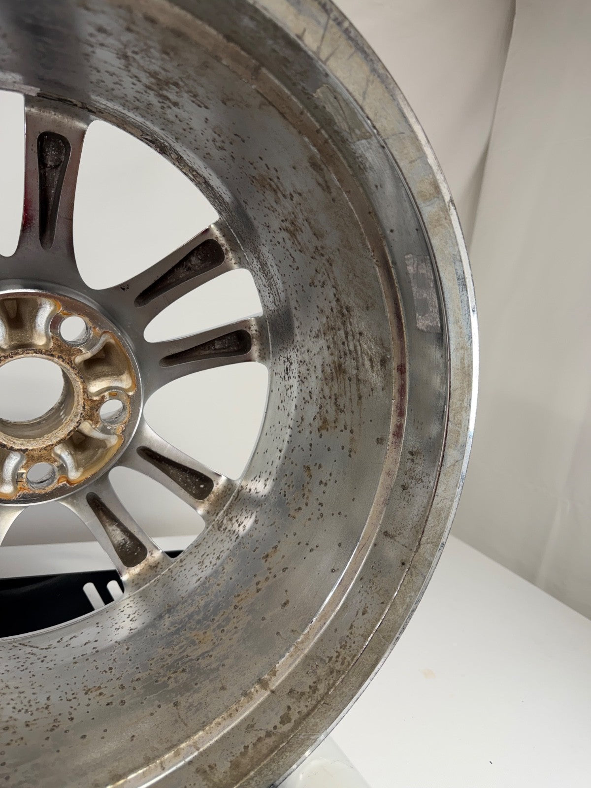 06 07 08 USED LEXUS IS350 CHROME WHEEL 18X8.5 ALLOY 5 DOUBLE SPOKE 74214