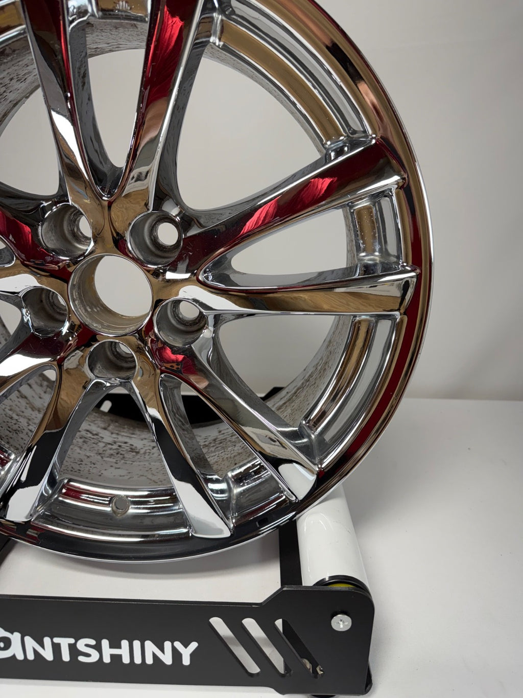 06 07 08 USED LEXUS IS350 CHROME WHEEL 18X8.5 ALLOY 5 DOUBLE SPOKE 74214