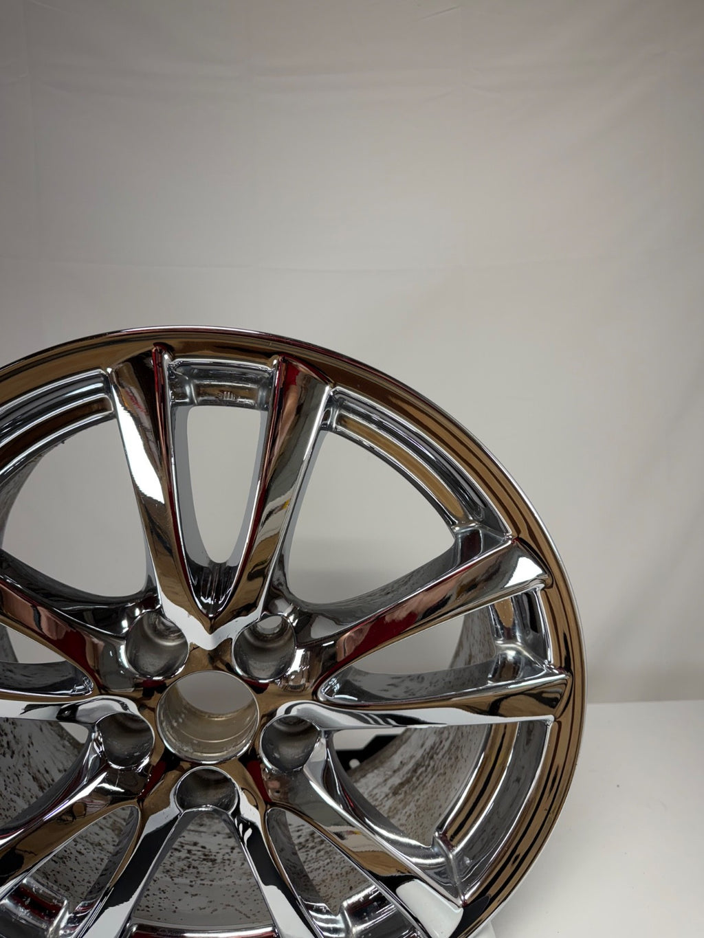 06 07 08 USED LEXUS IS350 CHROME WHEEL 18X8.5 ALLOY 5 DOUBLE SPOKE 74214