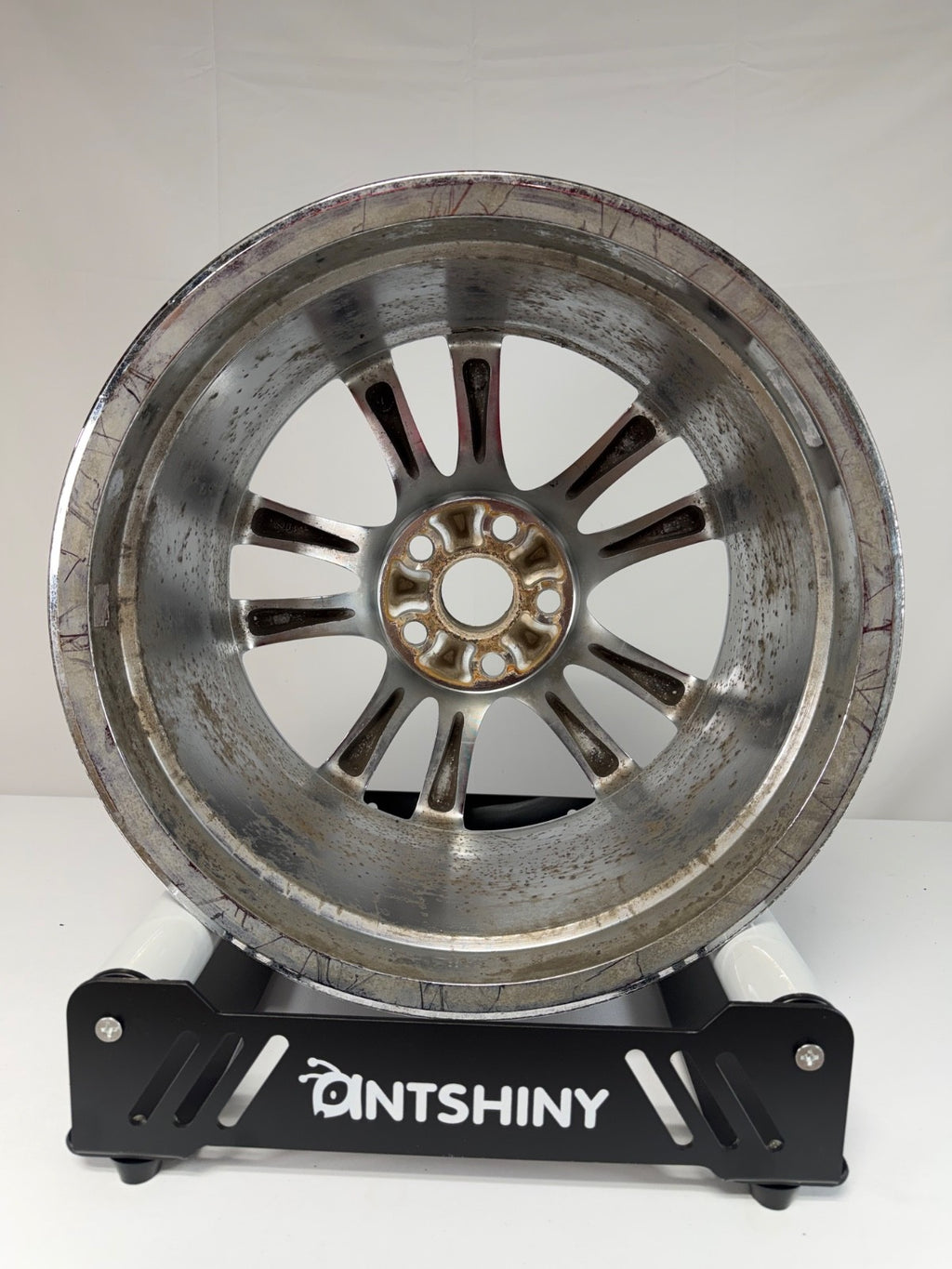 06 07 08 USED LEXUS IS350 CHROME WHEEL 18X8.5 ALLOY 5 DOUBLE SPOKE 74214
