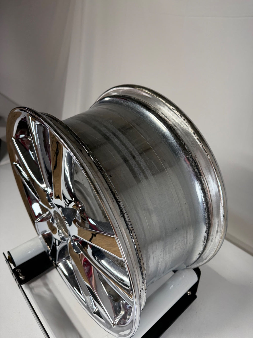 06 07 08 USED LEXUS IS350 CHROME WHEEL 18X8.5 ALLOY 5 DOUBLE SPOKE 74214