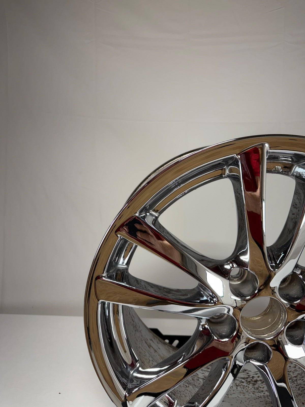 06 07 08 USED LEXUS IS350 CHROME WHEEL 18X8.5 ALLOY 5 DOUBLE SPOKE 74214