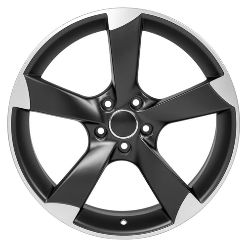 OE AU29 Satin Black Machined [5x112] Wheel