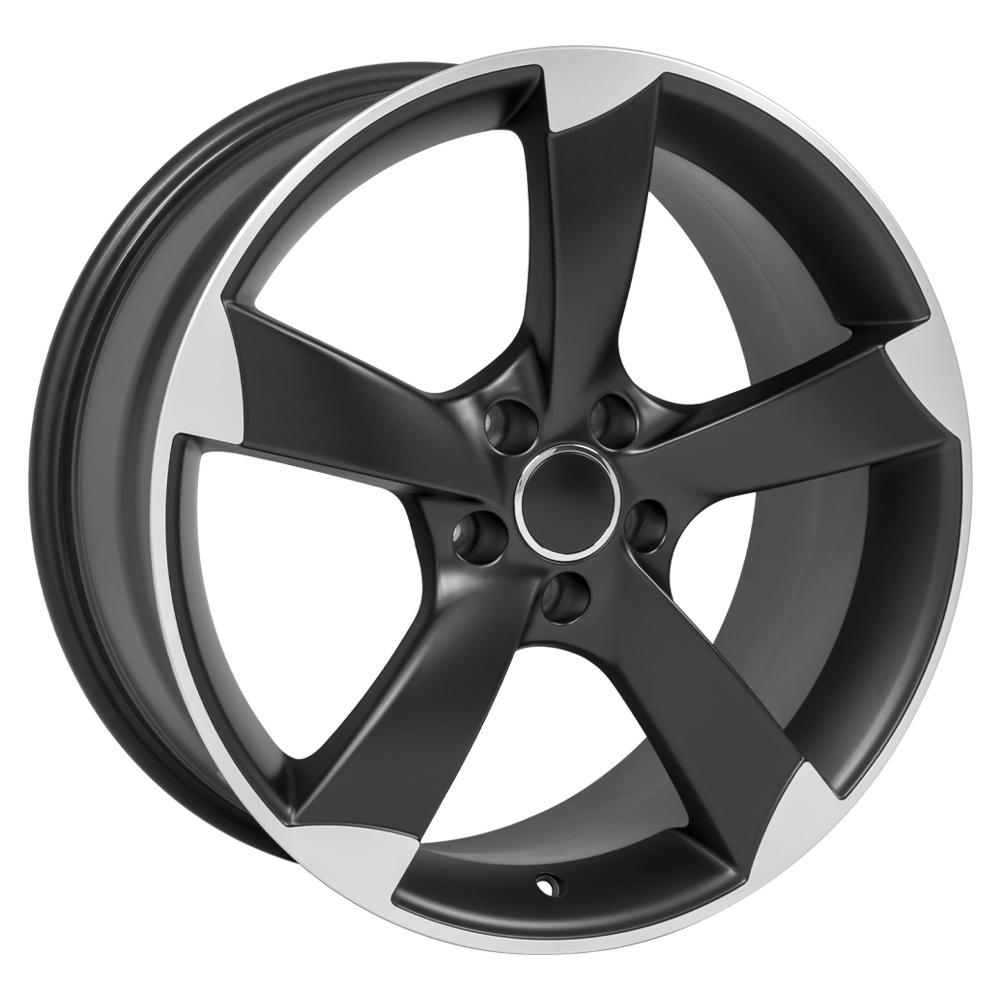 OE AU29 Satin Black Machined [5x112] Wheel