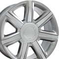 OE CA87 Gloss Hyper Silver with Chrome Insert [6x139.7] Wheel