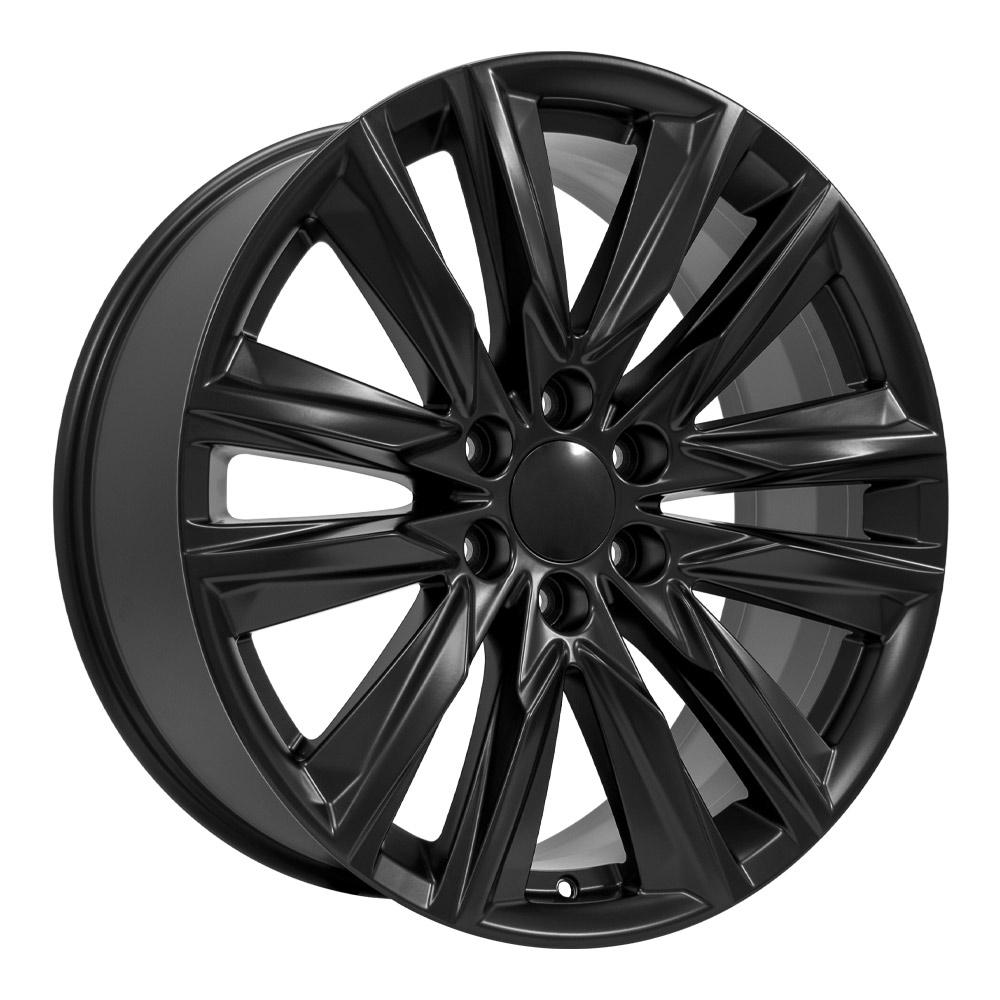 OE Wheels CA91 22x9 6x139.7 28et Satin Black Wheel SS: 9510954
