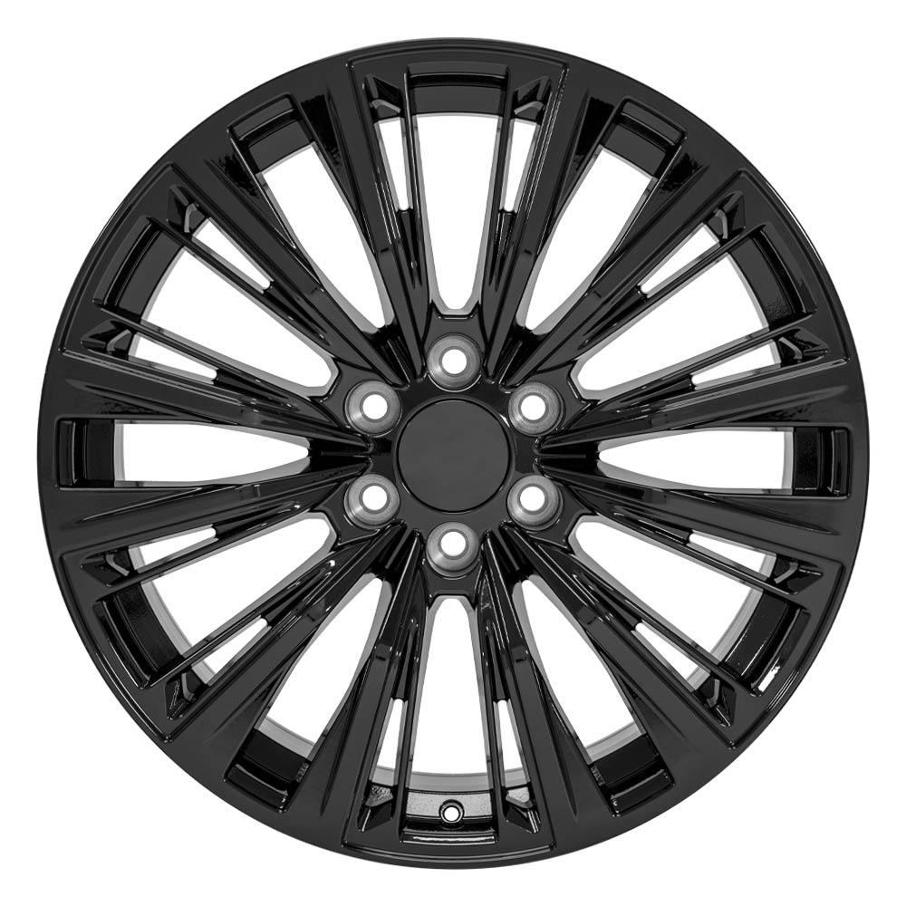 OE Wheels CA93 22x9 6x139.7 28et Gloss Black Wheel SS: 9511018