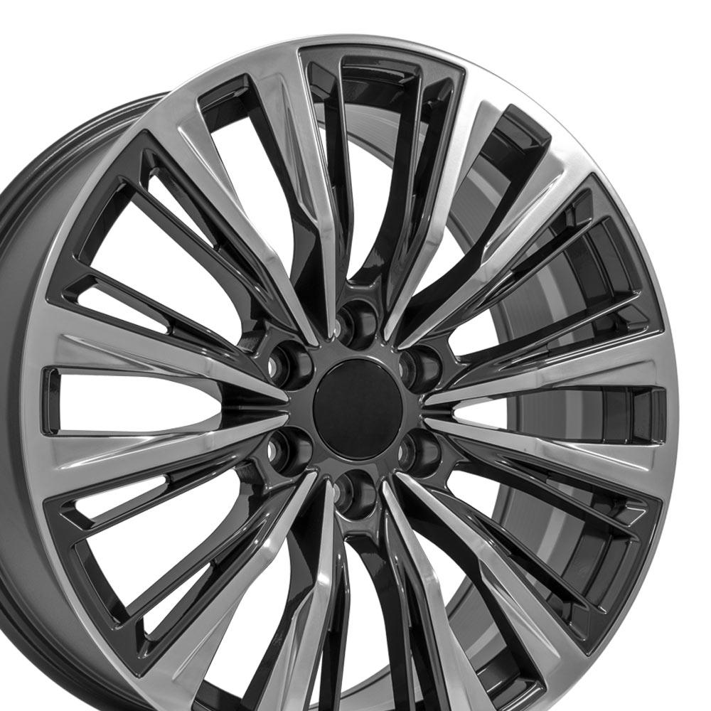 OE CA93 Gloss Gunmetal with Polished Face [6x139.7] Wheel