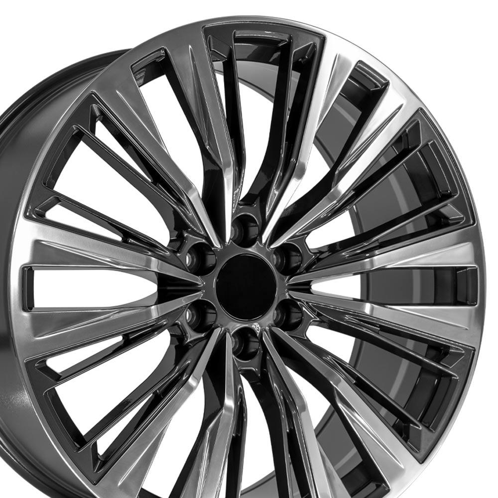 OE CA93 Gloss Gunmetal with Polished Face [6x139.7] Wheel