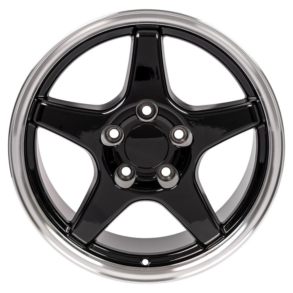 OE CV01 Gloss Black Machined Lip [5x120.65] Wheel
