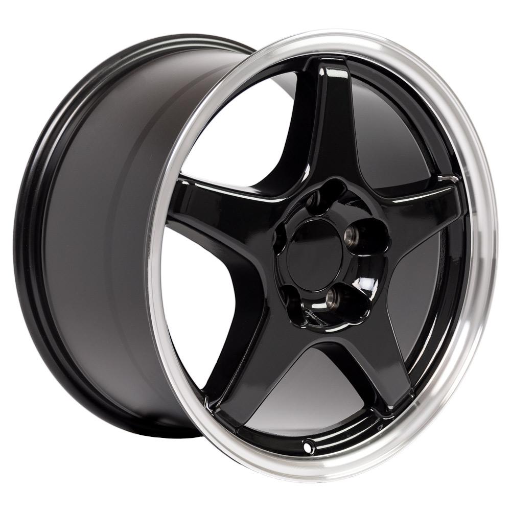 OE CV01 Gloss Black Machined Lip [5x120.65] Wheel