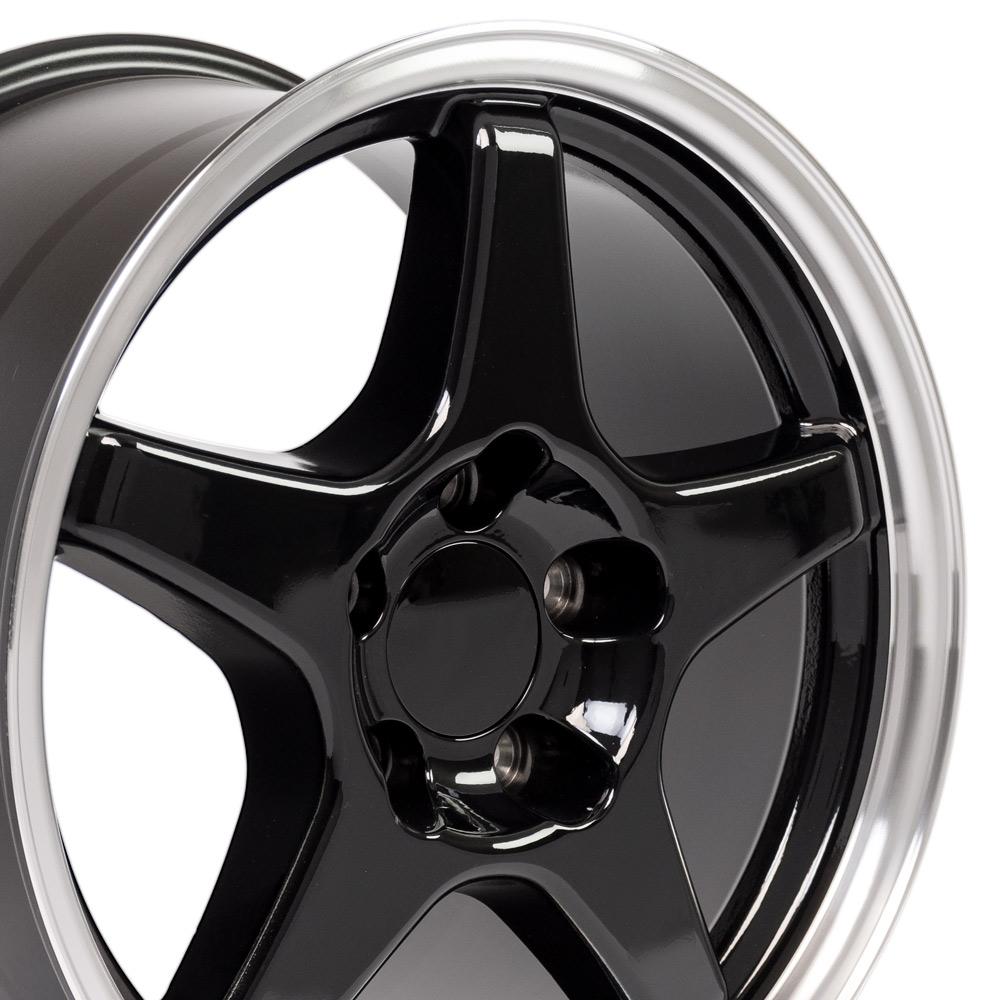 OE CV01 Gloss Black Machined Lip [5x120.65] Wheel
