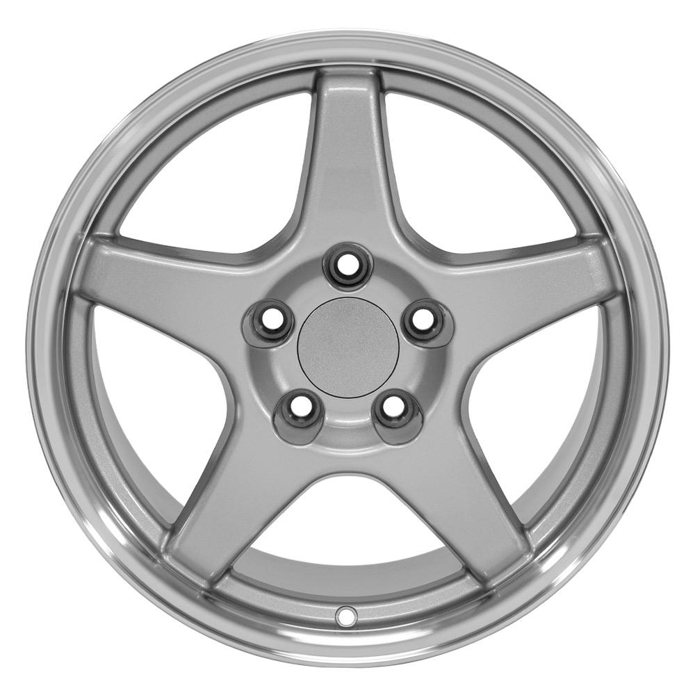 OE CV01 Gloss Silver Machined Lip [5x120.65] Wheel