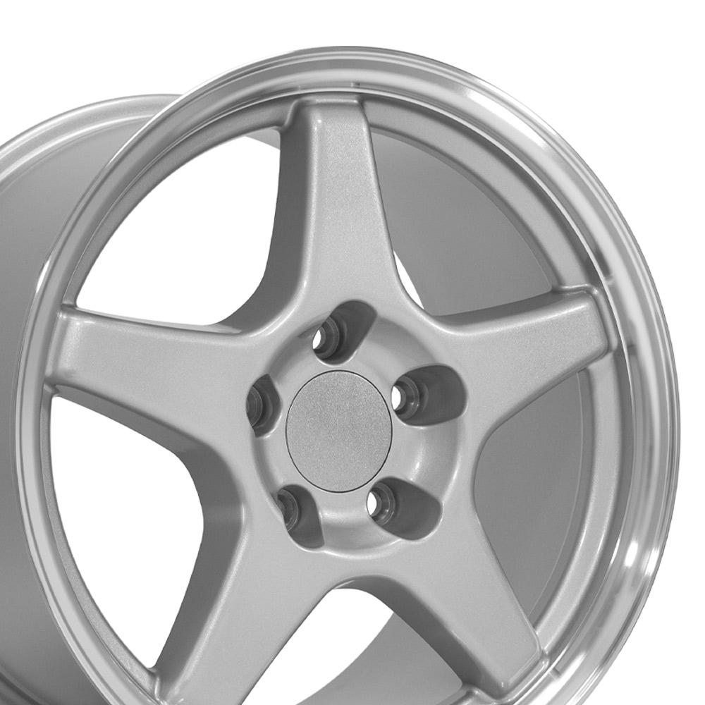 OE CV01 Gloss Silver Machined Lip [5x120.65] Wheel