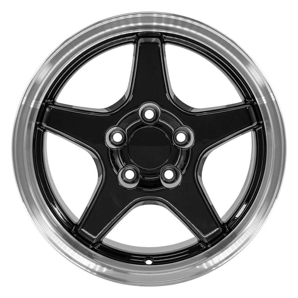OE CV01 Gloss Black Machined Lip [5x120.65] Wheel