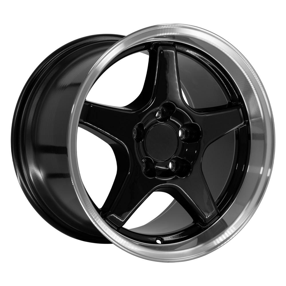 OE CV01 Gloss Black Machined Lip [5x120.65] Wheel