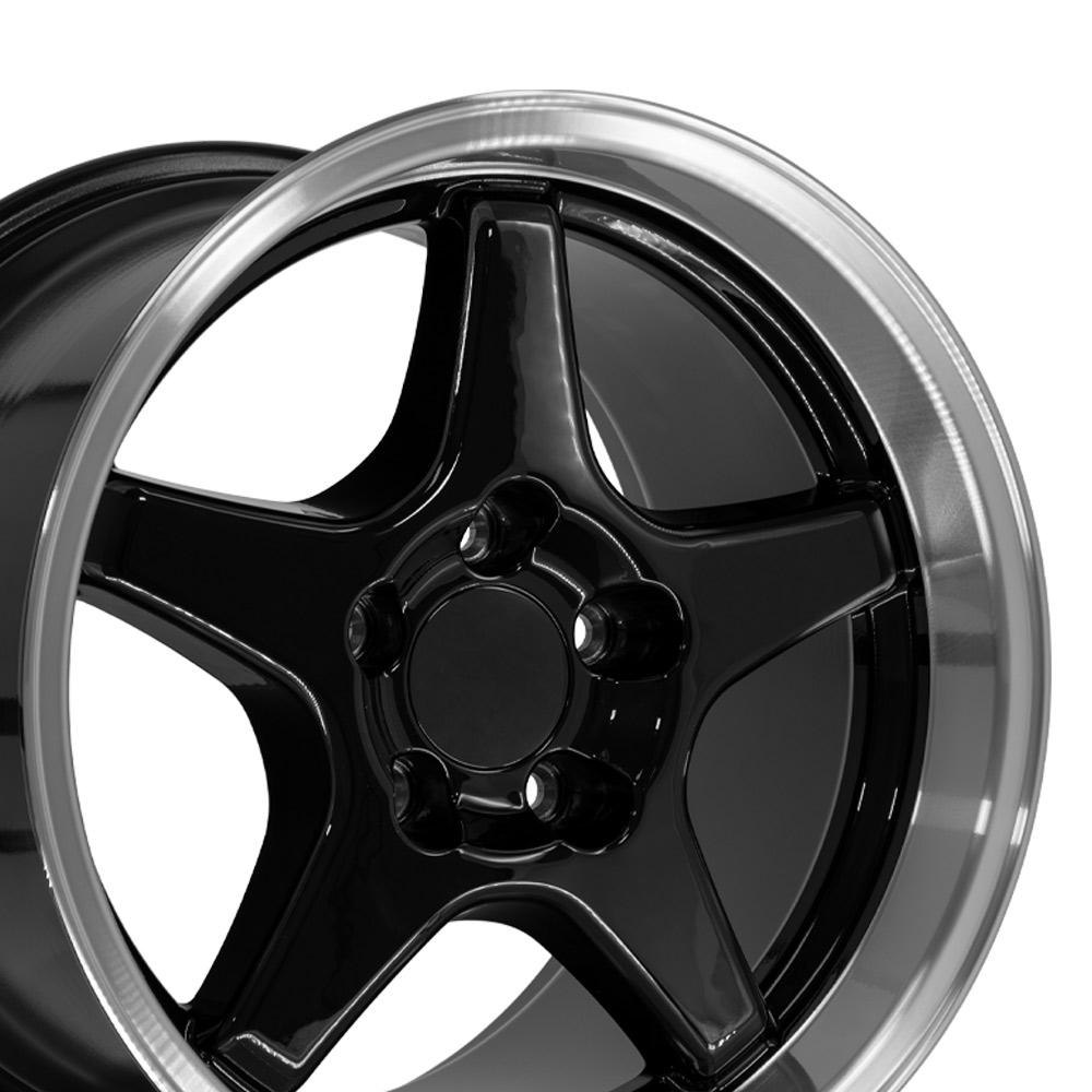 OE CV01 Gloss Black Machined Lip [5x120.65] Wheel