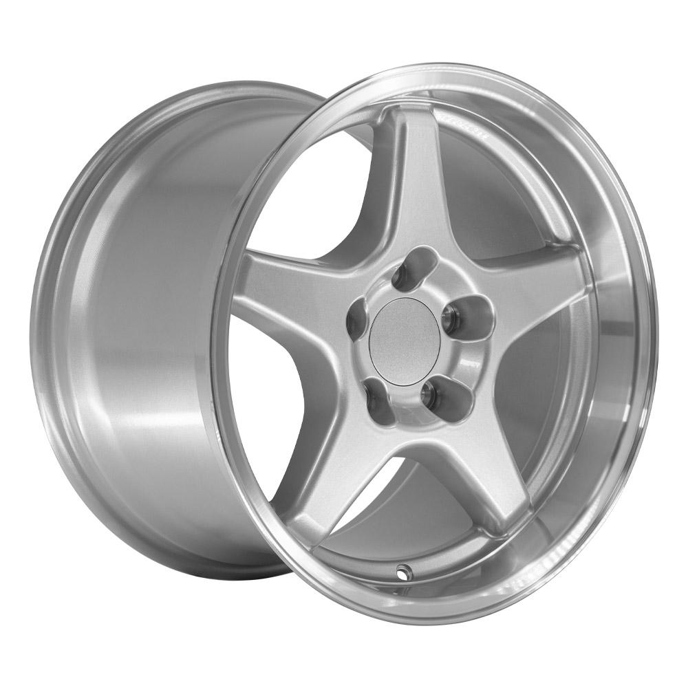 OE CV01 Gloss Silver Machined Lip [5x120.65] Wheel