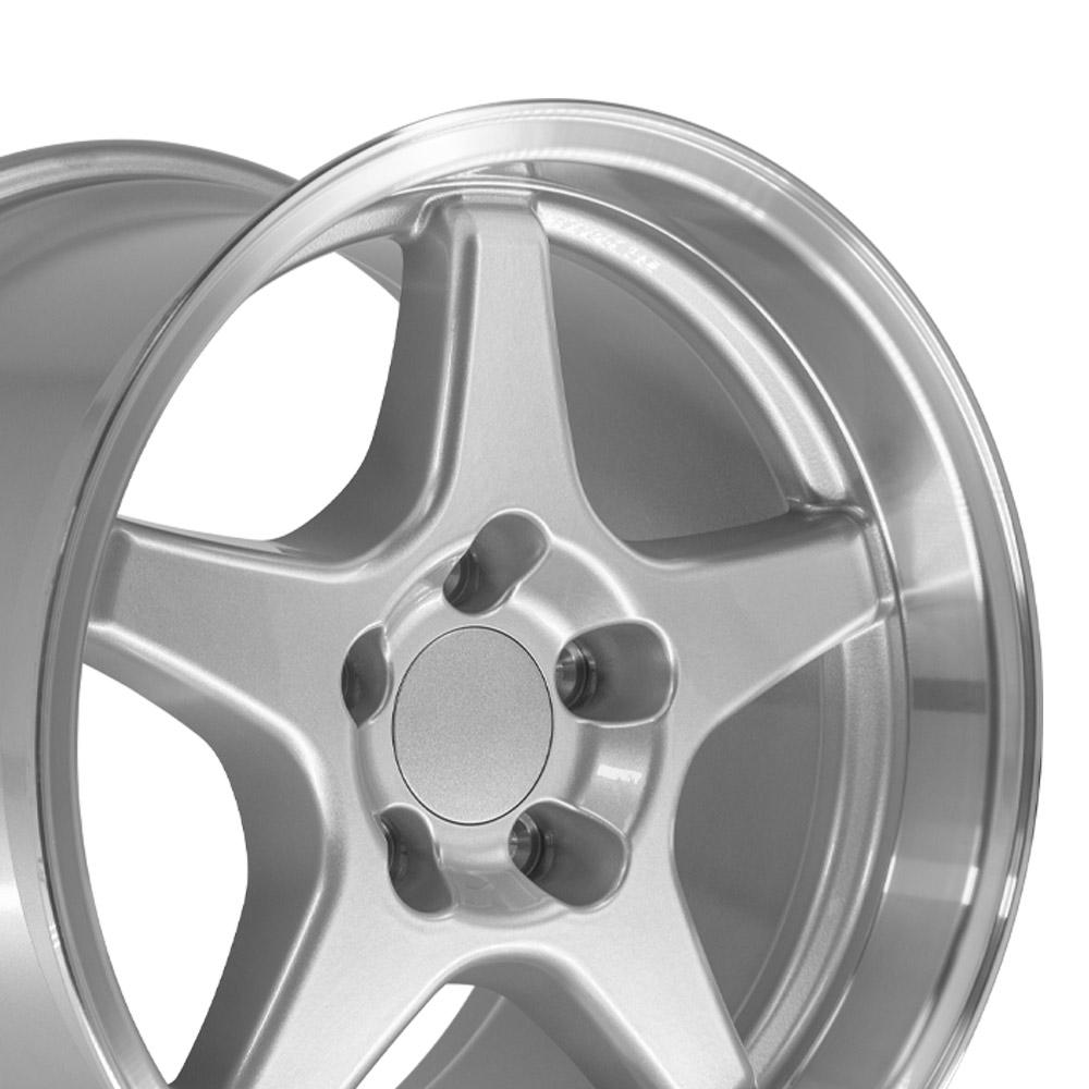 OE CV01 Gloss Silver Machined Lip [5x120.65] Wheel