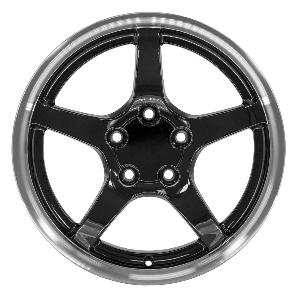 OE CV05 Gloss Black Machined Lip [5x120.65] Wheel