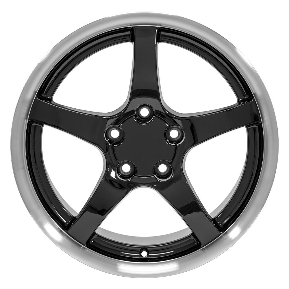 OE CV05 Gloss Black Machined Lip [5x120.65] Wheel