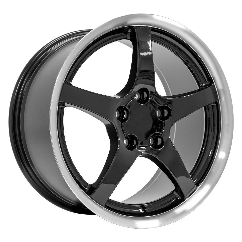 OE CV05 Gloss Black Machined Lip [5x120.65] Wheel