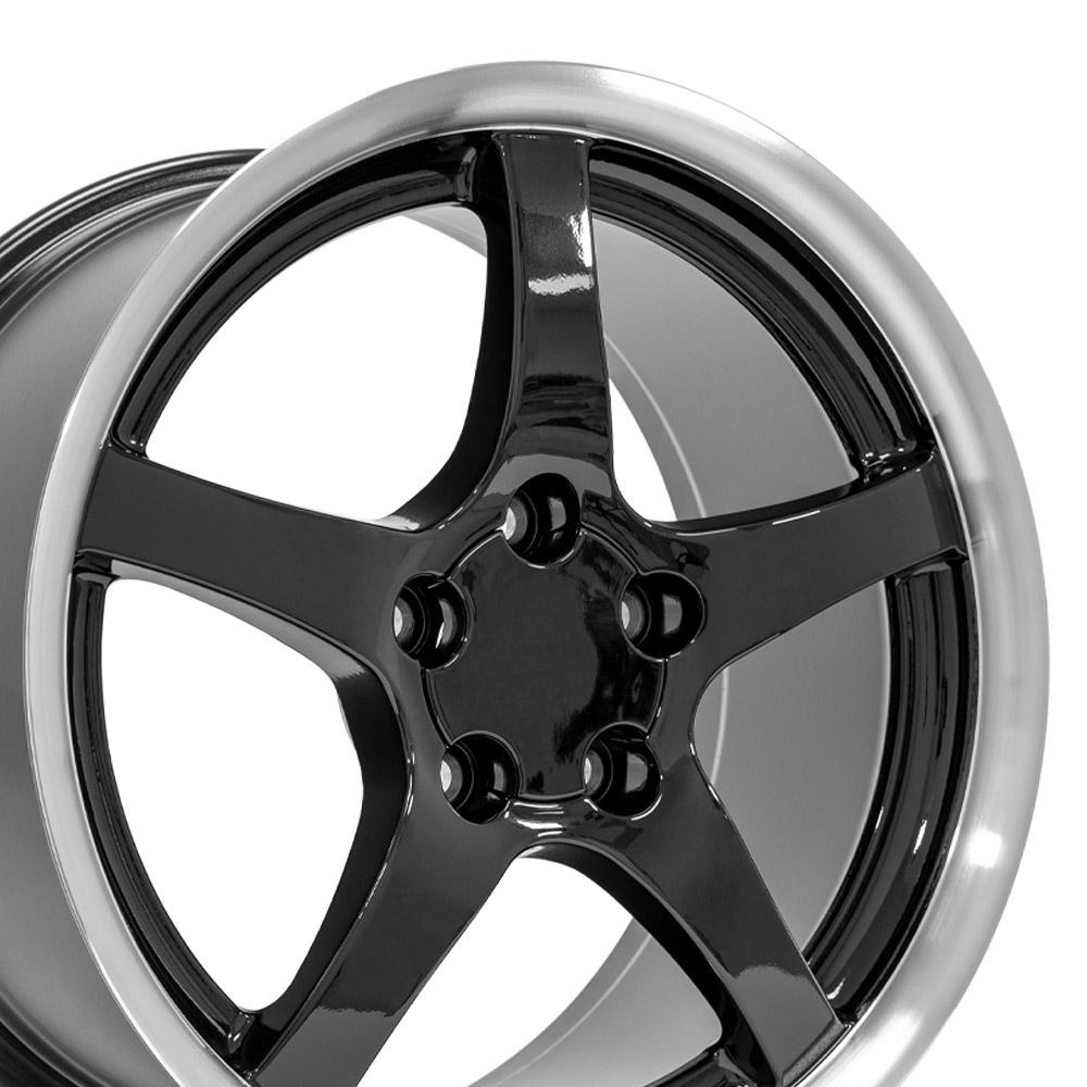 OE CV05 Gloss Black Machined Lip [5x120.65] Wheel