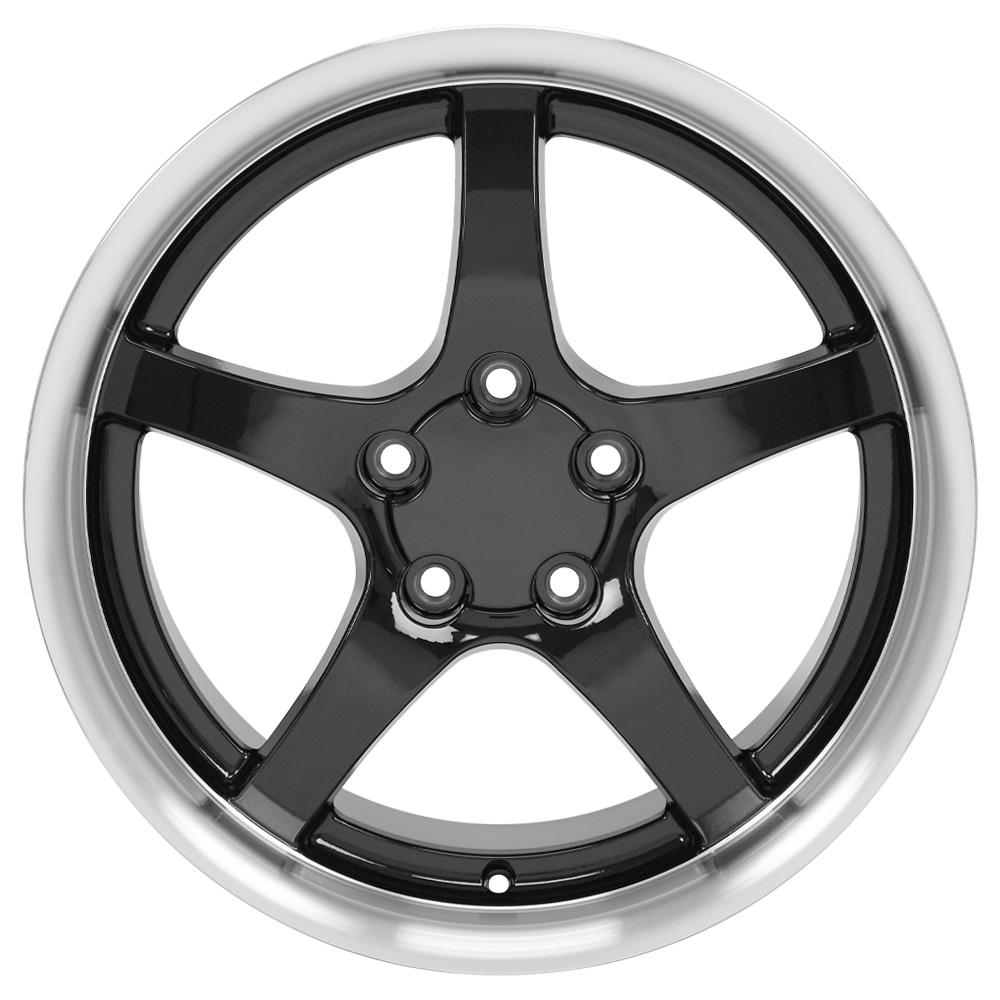 OE CV05 Gloss Black Machined Lip [5x120.65] Wheel
