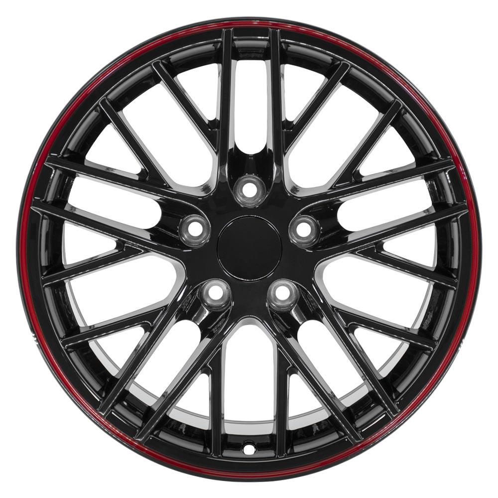 OE CV08A Gloss Black Redline [5x120.65] Wheel