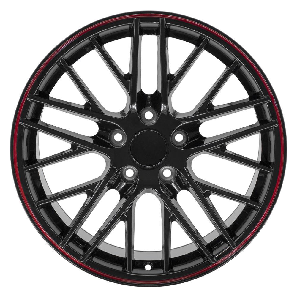OE CV08A Gloss Black Redline [5x120.65] Wheel