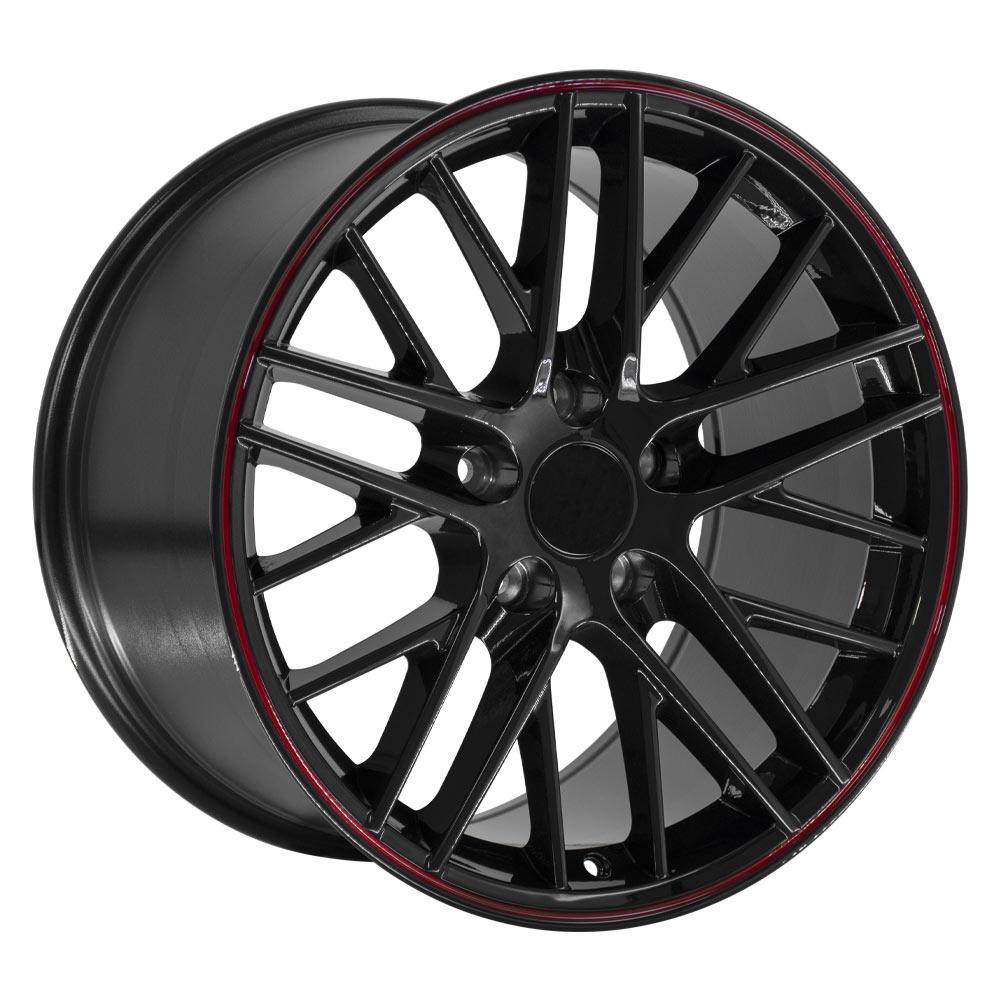 OE CV08A Gloss Black Redline [5x120.65] Wheel
