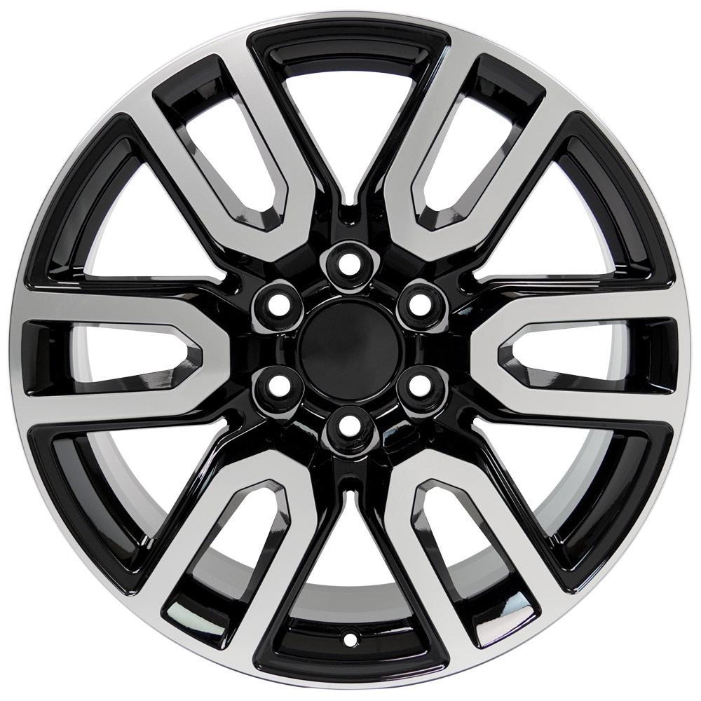 OE CV36 Gloss Black Machined [6x139.7] Wheel