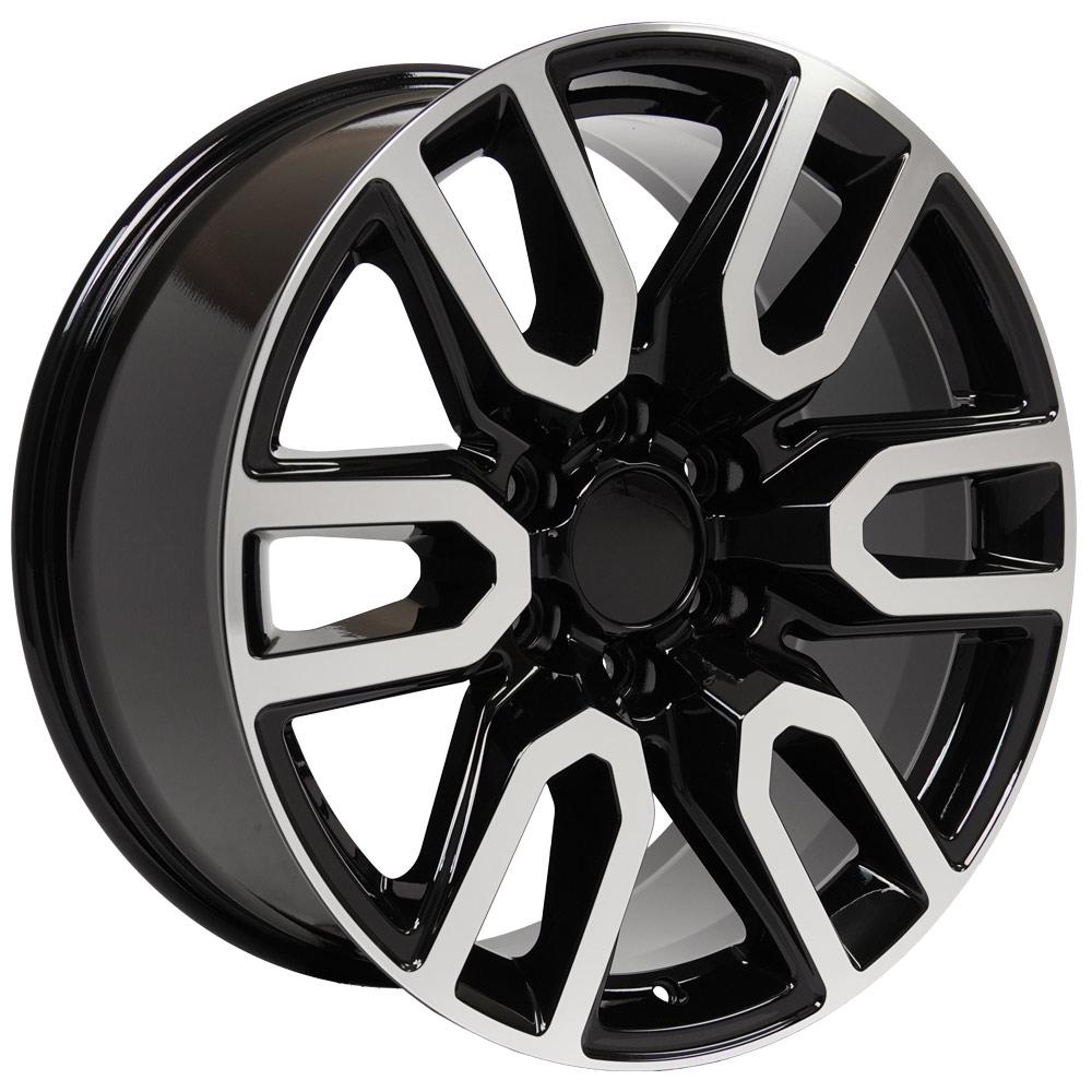 OE CV36 Gloss Black Machined [6x139.7] Wheel