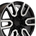 OE CV36 Gloss Black Machined [6x139.7] Wheel