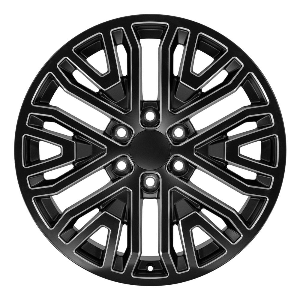 OE CV37 Satin Black with Milled Edge [6x139.7] Wheel