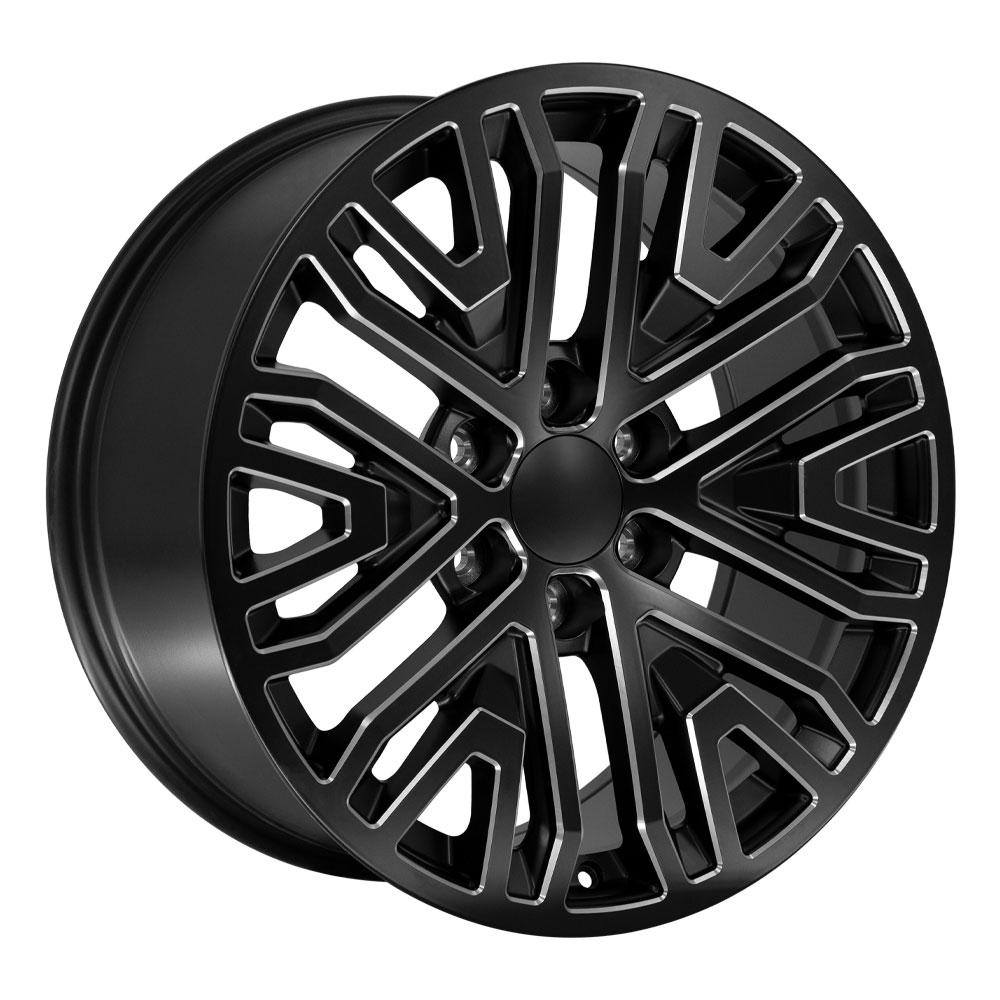 OE CV37 Satin Black with Milled Edge [6x139.7] Wheel