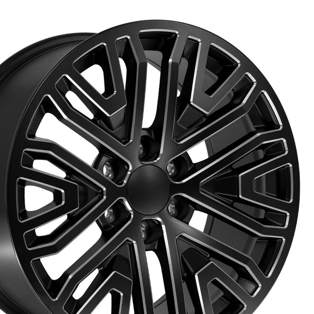 OE CV37 Satin Black with Milled Edge [6x139.7] Wheel