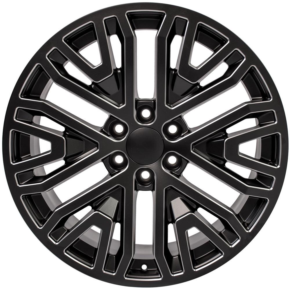 OE CV37 Satin Black with Milled Edge [6x139.7] Wheel