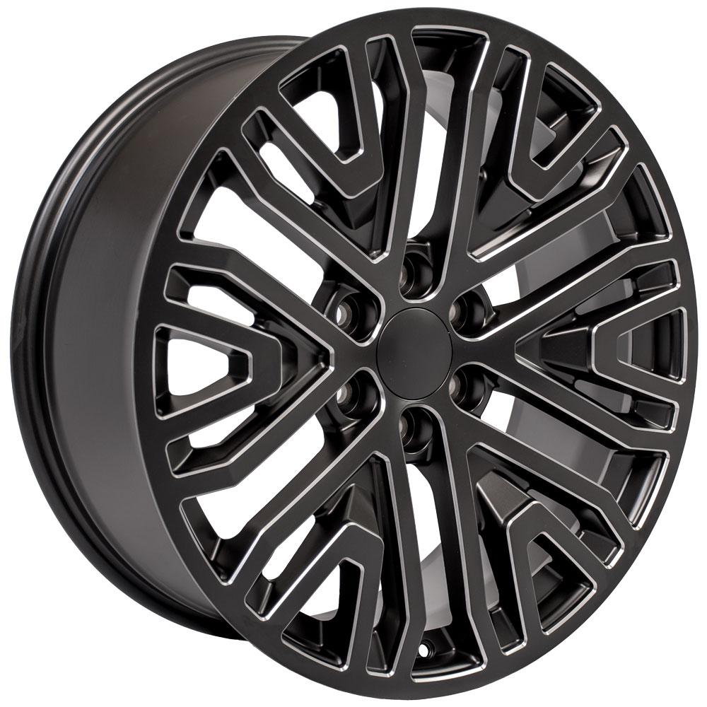 OE CV37 Satin Black with Milled Edge [6x139.7] Wheel