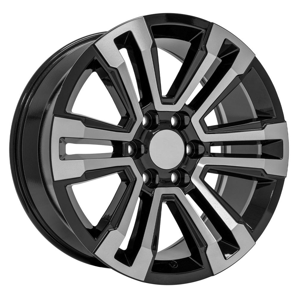 OE CV44 Gloss Black Machined [6x139.7] Wheel