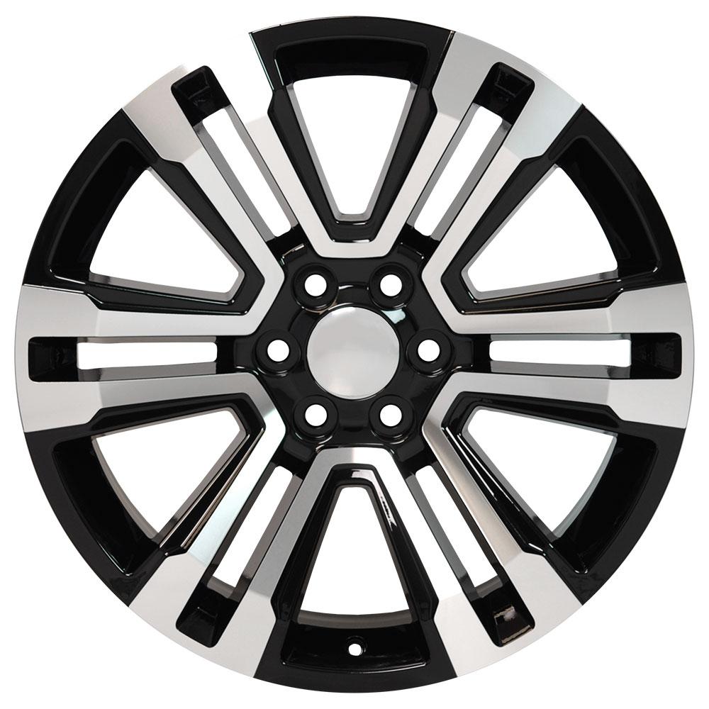 OE CV44 Gloss Black Machined [6x139.7] Wheel