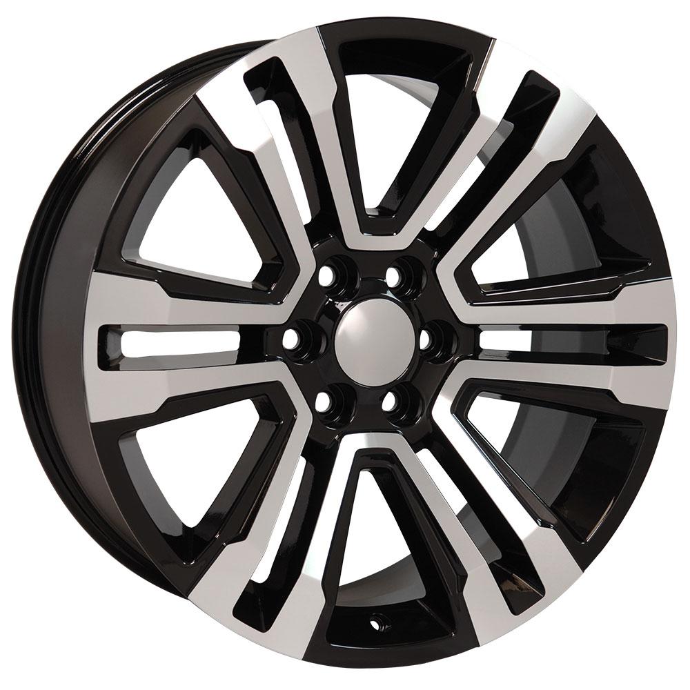 OE CV44 Gloss Black Machined [6x139.7] Wheel