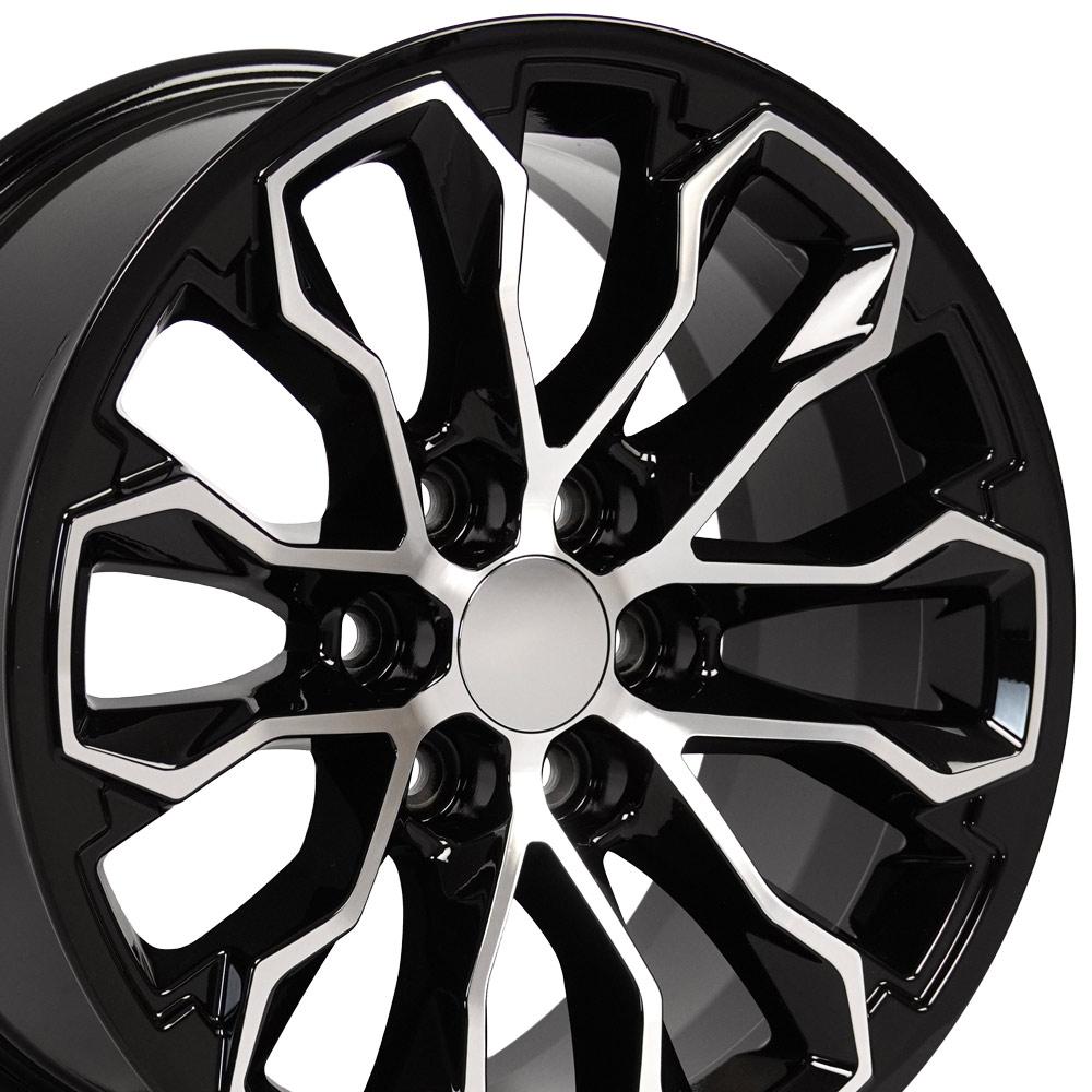 OE CV54 Gloss Black Machined [6x120] Wheel