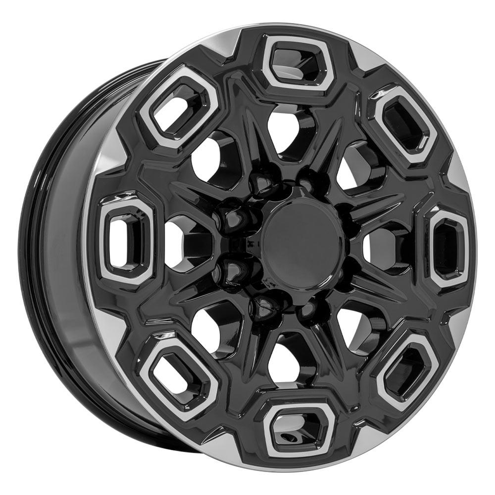 OE CV64B Gloss Black Machined [8x180] Wheel