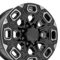 OE CV64B Gloss Black Machined [8x180] Wheel