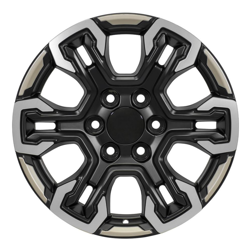 OE CV65 Satin Black Machined Face - Two Tone [6x139.7] Wheel