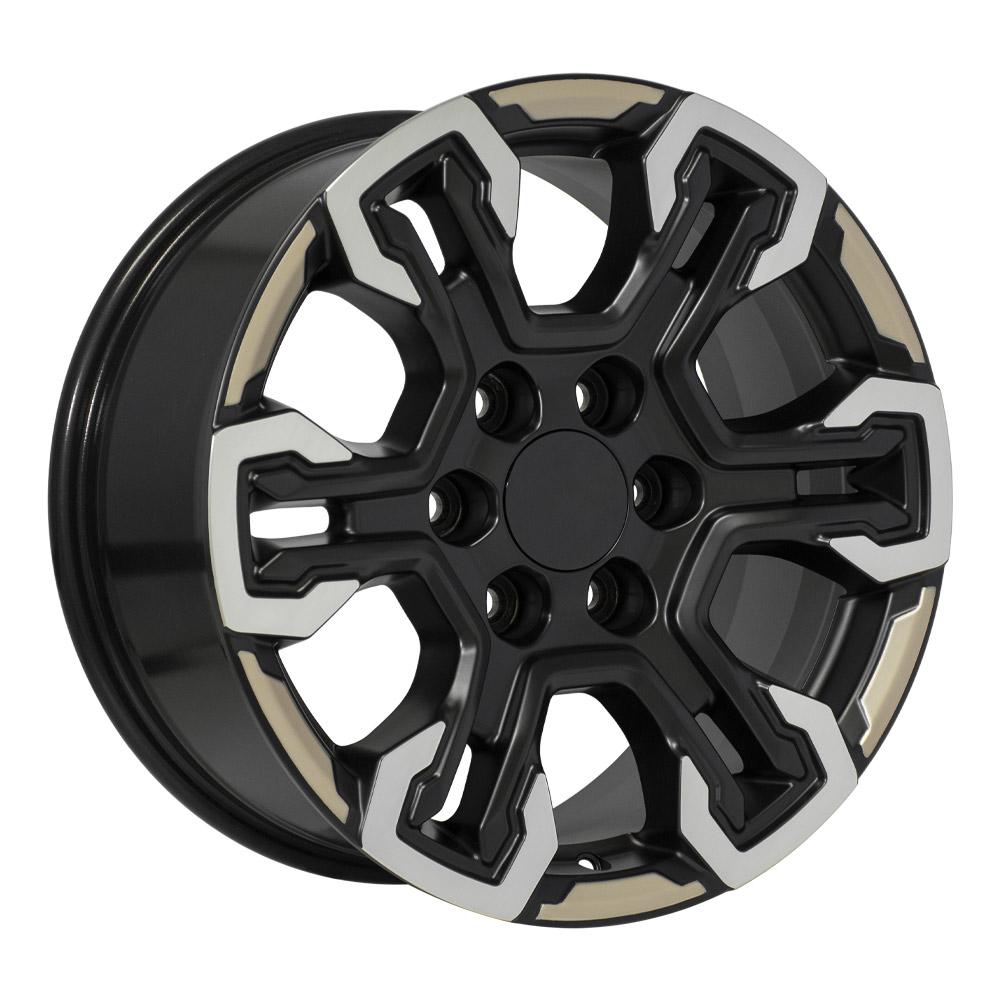 OE CV65 Satin Black Machined Face - Two Tone [6x139.7] Wheel