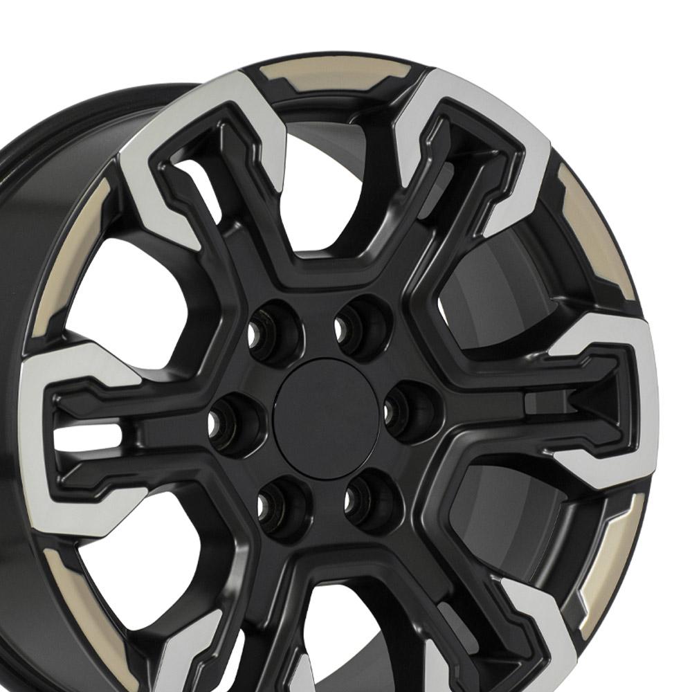 OE CV65 Satin Black Machined Face - Two Tone [6x139.7] Wheel